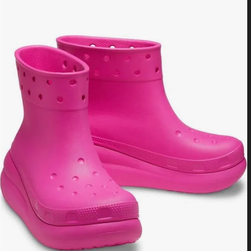 Croc Pink Waterproof Boots